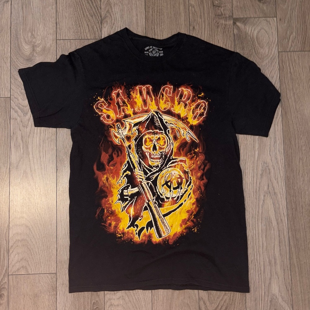 3 for 15$ - Son of Anarchy SAMCRO Black Graphic T-Shirt